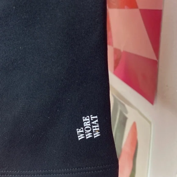 WEWORWWHAT Thermal Long Sleeve in Black - Picture 5 of 9